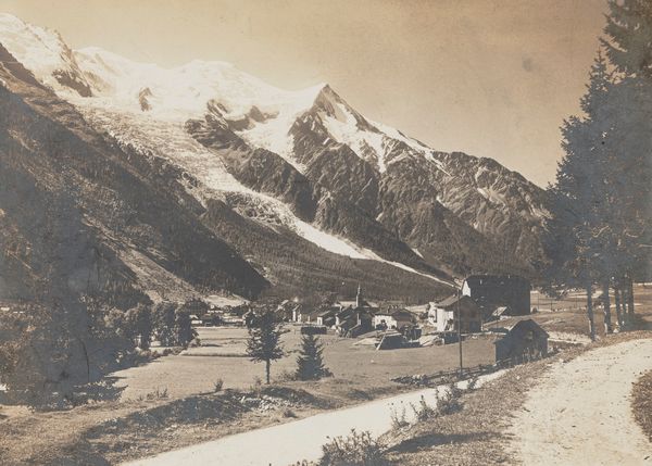 Gebrüder Wehrli : Chamonix et le Montblanc  - Asta Fotografia: Under 1K - Associazione Nazionale - Case d'Asta italiane