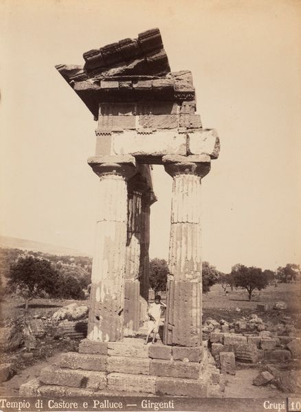 Giovanni Crupi : Tempio di Castore e Polluce, Girgenti  - Asta Fotografia: Under 1K - Associazione Nazionale - Case d'Asta italiane