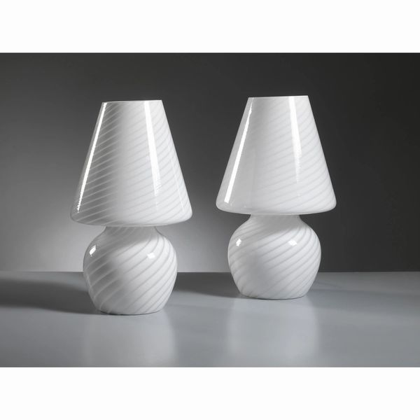 DUE LAMPADE DA TAVOLO  - Asta DESIGN E ARTI DECORATIVE DEL '900 - Associazione Nazionale - Case d'Asta italiane