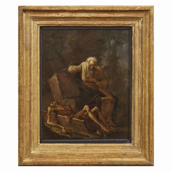 Salvator Rosa : Seguace di Salvator Rosa, sec. XVII  - Asta DIPINTI ANTICHI - Associazione Nazionale - Case d'Asta italiane