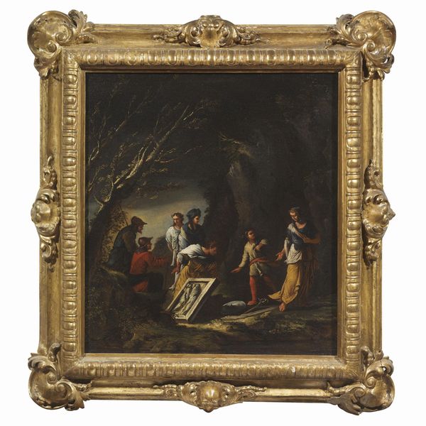 Scuola di Salvator Rosa, sec. XVIII  - Asta DIPINTI ANTICHI - Associazione Nazionale - Case d'Asta italiane