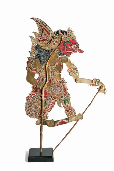 Collezione di marionette indonesiane. Indonesia, met del XIX sec.  - Asta Asta 464 | WUNDERKAMMER, CURIOSITIES & ETNOGRAFICA - GENIUS & ART Online - Associazione Nazionale - Case d'Asta italiane