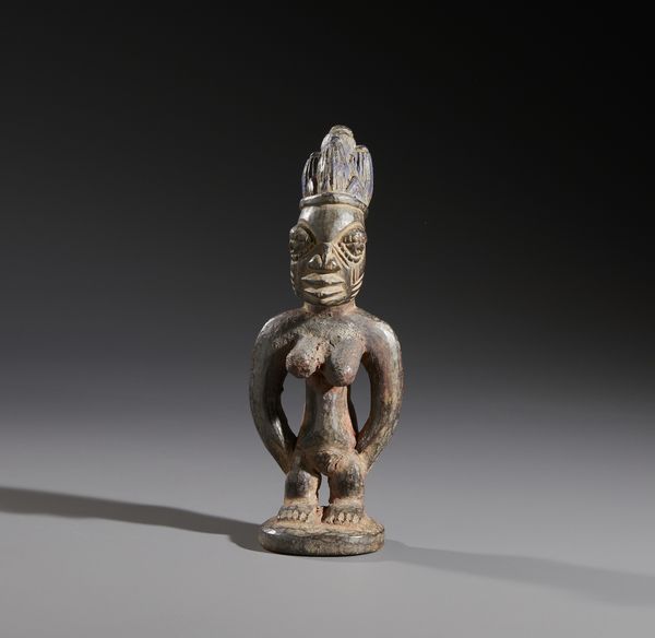 Scultura gemello Ibeji singola. Yoruba - Nigeria.  - Asta Asta 464 | WUNDERKAMMER, CURIOSITIES & ETNOGRAFICA - GENIUS & ART Online - Associazione Nazionale - Case d'Asta italiane