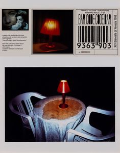 Franco Vaccari : Esposizione in tempo reale n21: Bar Code - Code Bar, soggetto numero 12 dal volume Esposizioni in tempo reale  1993-1995  - Asta Fotografia - Associazione Nazionale - Case d'Asta italiane