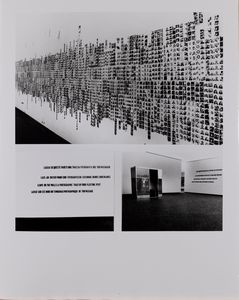 Franco Vaccari - Esposizione in tempo reale n4: Lascia su queste pareti una traccia fotografica del tuo passaggio<BR>XXXVI Biennale di Venezia, 1 dal volume Esposizioni in tempo reale 1972