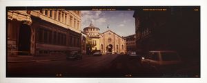 Nino Lo Duca : Chiesa di Santa Maria delle Grazie, Milano  - Asta Fotografia - Associazione Nazionale - Case d'Asta italiane