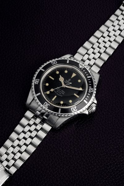 TUDOR : Oyster Prince Submariner ref 7928 in acciaio quadrante nero grafica dorata con bracciale Jubile  - Asta Orologi da Polso - Associazione Nazionale - Case d'Asta italiane