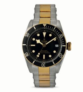 TUDOR - Black Bay ref 79733 acciaio e oro con ghiera girevole, movimento automatico completo di scatola e garanzia