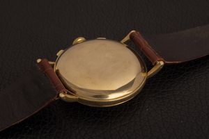 ROLEX : Cronografo Antimagnetico cassa moneta ref 4062 in oro giallo 18k due contatori quadrante argent con scala tachimetrica  - Asta Orologi da Polso - Associazione Nazionale - Case d'Asta italiane