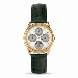 Piaget - Gouverneur triplo calendario con fasi lunari in oro giallo 18k, carica automatico con garanzia originale