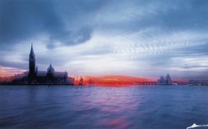 FULVIO ROITER - Bacino San Marco al tramonto