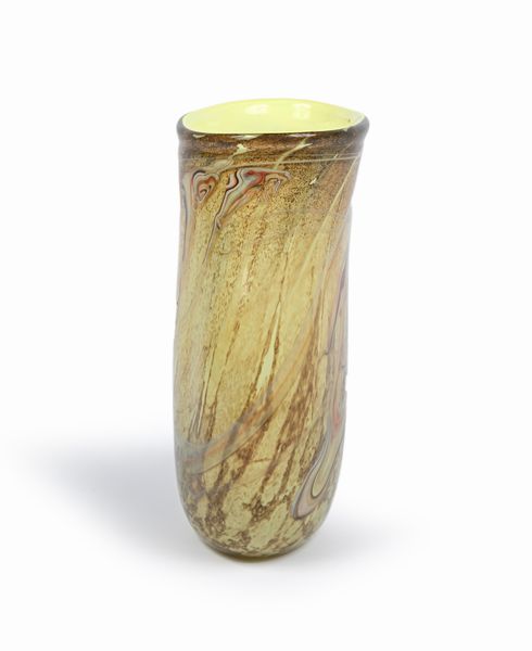 Vaso in vetro incamiciato con inserti a murrine  - Asta Design e arti decorative del XX secolo - Associazione Nazionale - Case d'Asta italiane