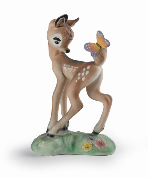 Manifattura Lenci, Torino : Bambi - Walt Disney, mod. 1189  - Asta Design e arti decorative del XX secolo - Associazione Nazionale - Case d'Asta italiane