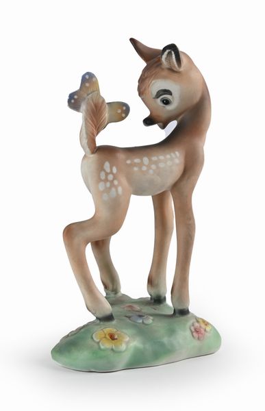 Manifattura Lenci, Torino : Bambi - Walt Disney, mod. 1189  - Asta Design e arti decorative del XX secolo - Associazione Nazionale - Case d'Asta italiane