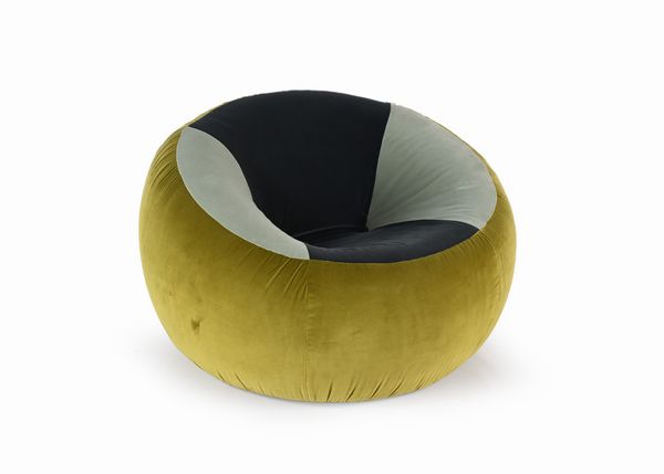 GAETANO PESCE : Pouf a tre colori serie UP per B&B Italia  - Asta Design e arti decorative del XX secolo - Associazione Nazionale - Case d'Asta italiane