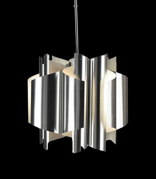 Lampadario Space Age in alluminio a 6 luci  - Asta Design e arti decorative del XX secolo - Associazione Nazionale - Case d'Asta italiane