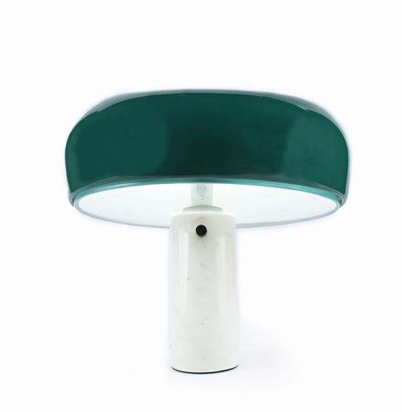 Achille e Pier Giacomo  Castiglioni : Lampada da tavolo Snoopy per Flos  - Asta Design e arti decorative del XX secolo - Associazione Nazionale - Case d'Asta italiane