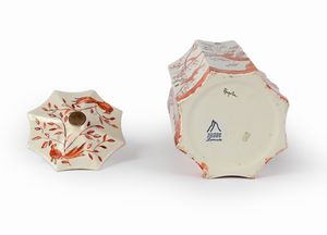 Guido Andlovitz : Vaso con coperchio in ceramica di Laveno  - Asta Design e arti decorative del XX secolo - Associazione Nazionale - Case d'Asta italiane