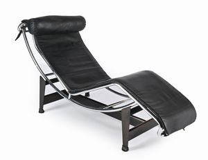 LE CORBUSIER - Chaise-longue LC/4 per Cassina