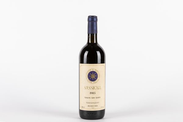 Italia : Sassicaia 1985 (1 bt)  - Asta Vini e Distillati - Associazione Nazionale - Case d'Asta italiane