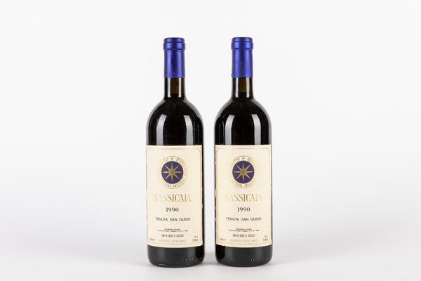 Italia : Sassicaia 1990 (2 bt)  - Asta Vini e Distillati - Associazione Nazionale - Case d'Asta italiane