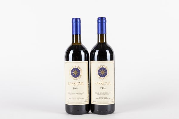 Italia : Sassicaia 1994 (2 bt)  - Asta Vini e Distillati - Associazione Nazionale - Case d'Asta italiane