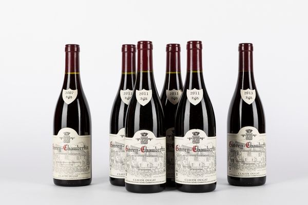 FRANCIA : Claude Dugat Gevrey-Chambertin Verticale (6 BT)  - Asta Vini e Distillati - Associazione Nazionale - Case d'Asta italiane