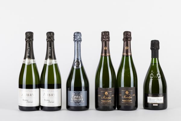 FRANCIA : Selezione Champagne (6 BT)  - Asta Vini e Distillati - Associazione Nazionale - Case d'Asta italiane