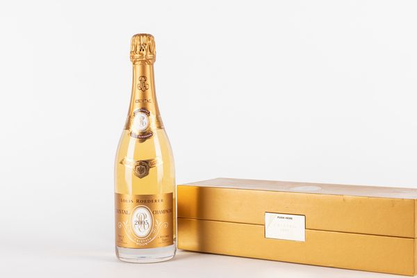 FRANCIA : Louis Roederer Cristal Millesime Brut, 2005 (1 bt)  - Asta Vini e Distillati - Associazione Nazionale - Case d'Asta italiane