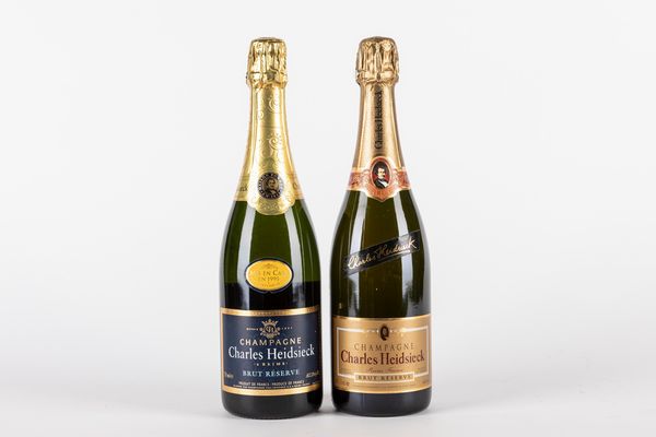 FRANCIA : Champagne Charles Heidsieck (2 Bt)  - Asta Vini e Distillati - Associazione Nazionale - Case d'Asta italiane