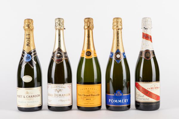 Champagne : Selezione Champagne (5 Bt)  - Asta Vini e Distillati - Associazione Nazionale - Case d'Asta italiane