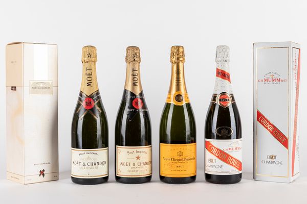 Champagne : Selezione Champagne (4 Bt)  - Asta Vini e Distillati - Associazione Nazionale - Case d'Asta italiane