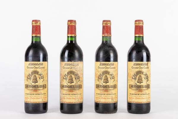 FRANCIA : CHATEAU ANGELUS 1994 (4 BT)  - Asta Vini e Distillati - Associazione Nazionale - Case d'Asta italiane