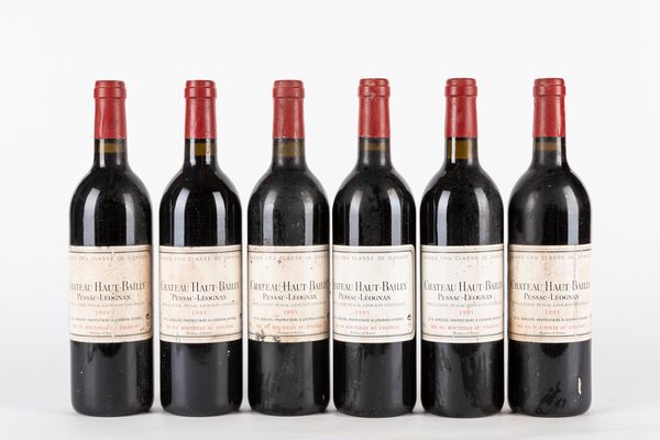 FRANCIA : CHATEAU HAUT BAILLY 1995 (6 BT)  - Asta Vini e Distillati - Associazione Nazionale - Case d'Asta italiane