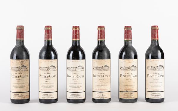 FRANCIA : CHATEAU PONTET CANET 1994 (6 BT)  - Asta Vini e Distillati - Associazione Nazionale - Case d'Asta italiane