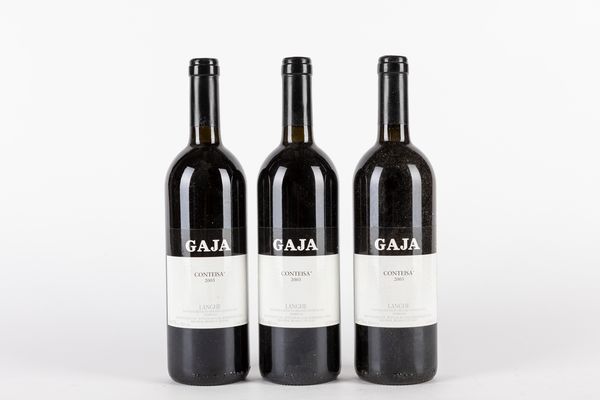 Italia : Gaja Conteisa (tot bt 3)  - Asta Vini e Distillati - Associazione Nazionale - Case d'Asta italiane