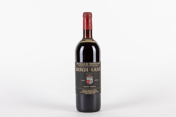 Italia : Biondi Santi Brunello di Montalcino (1 bt), 1985  - Asta Vini e Distillati - Associazione Nazionale - Case d'Asta italiane