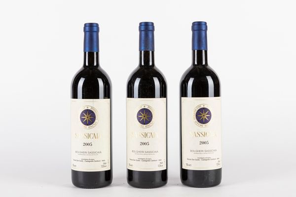 Italia : Tenuta San Guido Sassicaia, 2005(3 bt)  - Asta Vini e Distillati - Associazione Nazionale - Case d'Asta italiane