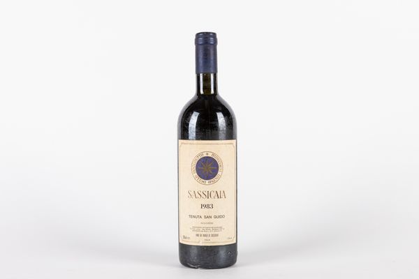 Italia : Sassicaia 1983 (1 bt)  - Asta Vini e Distillati - Associazione Nazionale - Case d'Asta italiane