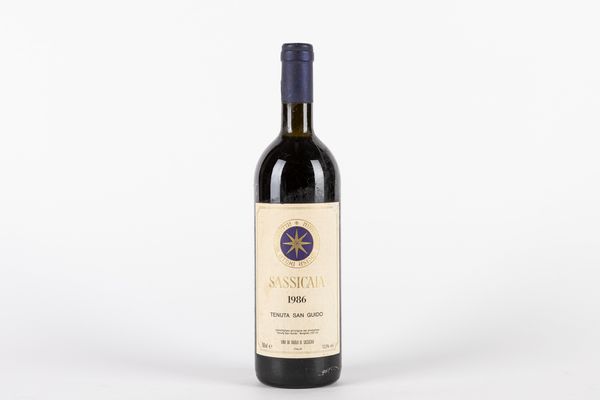 Italia : Sassicaia 1986 (1 bt)  - Asta Vini e Distillati - Associazione Nazionale - Case d'Asta italiane