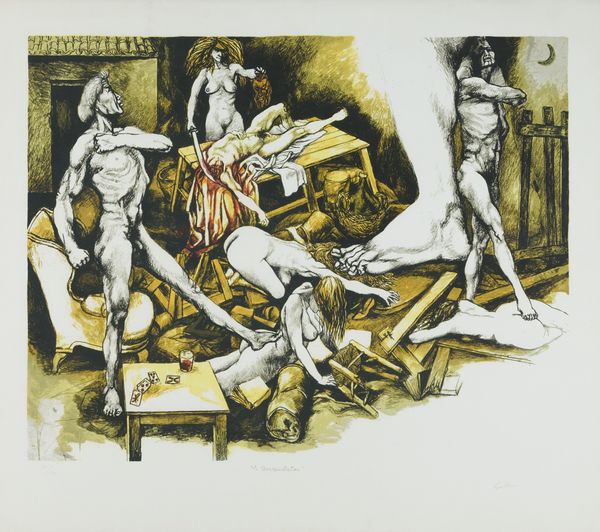 Renato Guttuso : I conquistatori  - Asta Asta di Arte Moderna e Contemporanea - Associazione Nazionale - Case d'Asta italiane