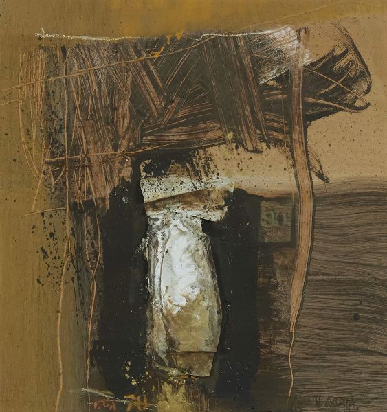 Walter Coccetta : Arcaico etrusco - atrio Catalogato  - Asta Asta di Arte Moderna e Contemporanea - Associazione Nazionale - Case d'Asta italiane