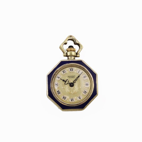 Piccolo orologio in argento con smalto  - Asta GIOIELLI, OROLOGI E ARGENTI - Associazione Nazionale - Case d'Asta italiane