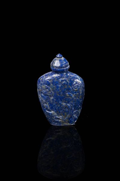 SNUFF BOTTLE : Snuff bottle in lapislazzuli  - Asta Arte Orientale  - Associazione Nazionale - Case d'Asta italiane