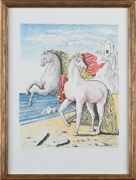 Giorgio de Chirico : Cavalli  - Asta Grafica Internazionale e Multipli d'Autore - Associazione Nazionale - Case d'Asta italiane