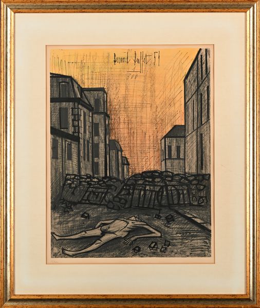 Bernard Buffet : Senza titolo  - Asta Grafica Internazionale e Multipli d'Autore - Associazione Nazionale - Case d'Asta italiane