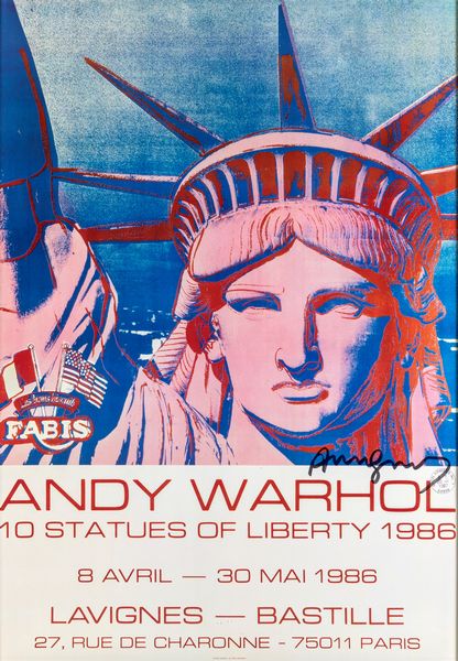 Andy Warhol : Andy Warhol - 10 Statues of Liberty  - Asta Grafica Internazionale e Multipli d'Autore - Associazione Nazionale - Case d'Asta italiane