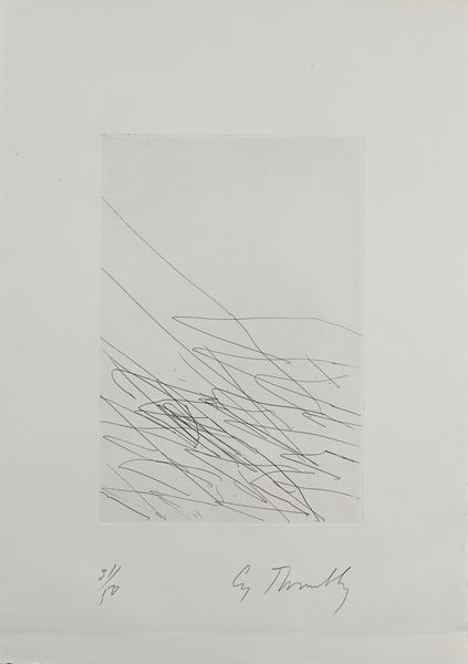 Cy Twombly : dalla cartella 11 Grey Paintings 1967-1970  - Asta Grafica Internazionale e Multipli d'Autore - Associazione Nazionale - Case d'Asta italiane