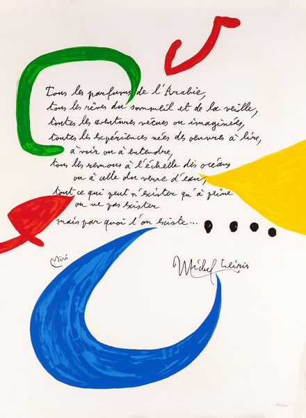 Joan Mirò : Senza titolo  - Asta Grafica Internazionale e Multipli d'Autore - Associazione Nazionale - Case d'Asta italiane