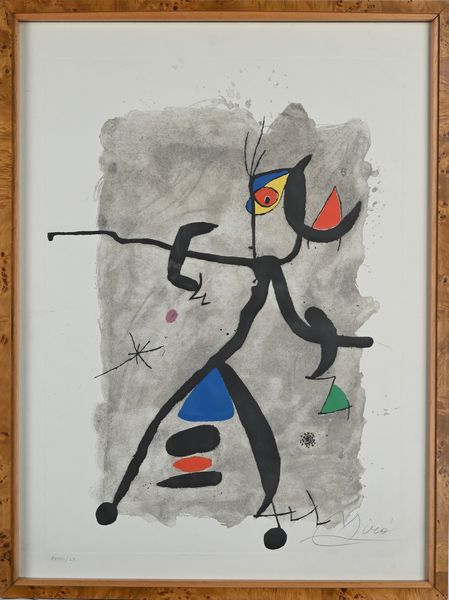 Joan Mirò : Senza titolo  - Asta Grafica Internazionale e Multipli d'Autore - Associazione Nazionale - Case d'Asta italiane